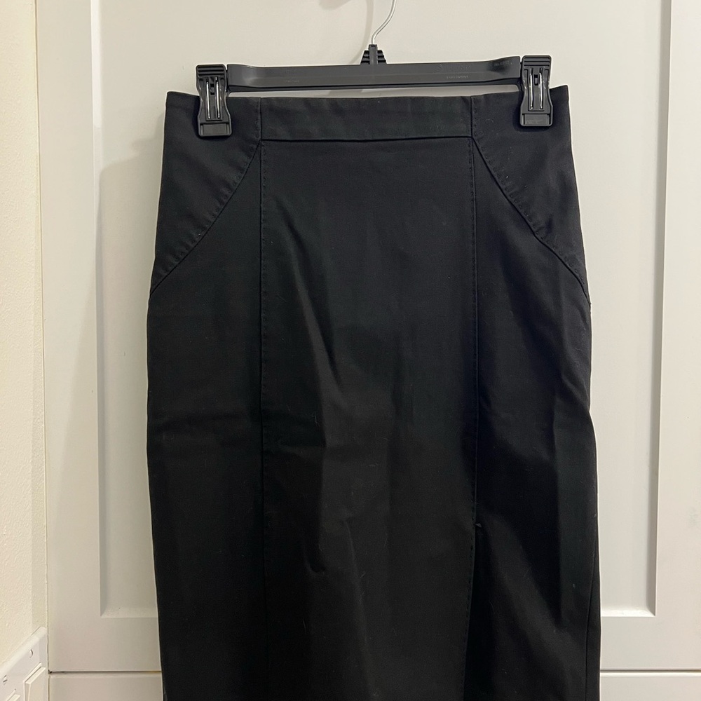 Banana Republic Black Midi Pencil Skirt for Work